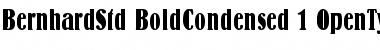 Download Bernhard Std Bold Condensed Font Title Preview