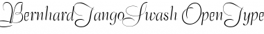 Download Bernhard TangoSwash Font Title Preview
