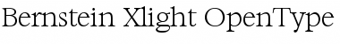 Download Bernstein-Xlight Regular Font Title Preview