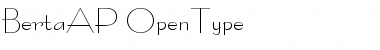 Download BertaAP Regular Font Title Preview