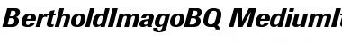 Download Berthold Imago BQ Regular Font Title Preview