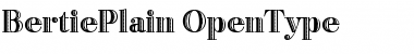 Download Bertie Plain Font Title Preview