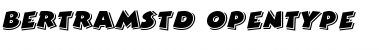 Download Bertram Std Regular Font Title Preview