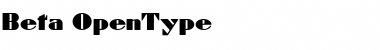 Download Beta Regular Font Title Preview