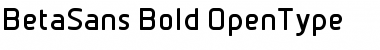 Download BetaSans Bold Font Title Preview