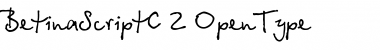 Download BetinaScriptC Regular Font Title Preview