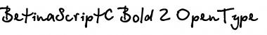 Download BetinaScriptC Bold Font Title Preview