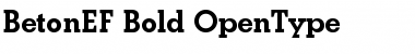 Download BetonEF Bold Font Title Preview