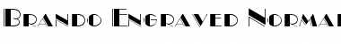 Download Brando Engraved Normal Font Title Preview