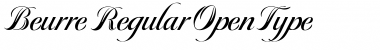 Download Beurre Regular Font Title Preview