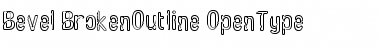 Download Bevel BrokenOutline Font Title Preview