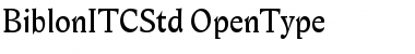 Download Biblon ITC Std Regular Font Title Preview
