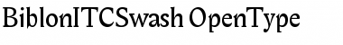 Download Biblon ITC Swash Regular Font Title Preview