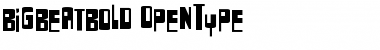 Download BigBeatBold Regular Font Title Preview