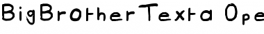 Download BigBrother Texta Font