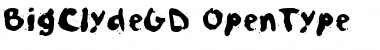 BigClydeGD Regular Font Title Preview BigClydeGD Regular Font Title Preview
