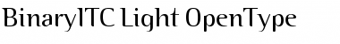 Download Binary ITC Regular Font Title Preview
