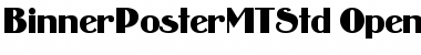 Download Binner Poster MT Std Regular Font Title Preview