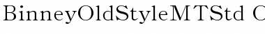 Download Binny Old Style MT Std Regular Font Title Preview