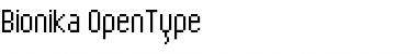 Download Bionika Medium Font Title Preview