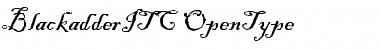 Download Blackadder ITC Regular Font Title Preview