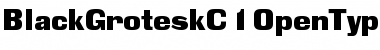 Download BlackGroteskC Regular Font Title Preview