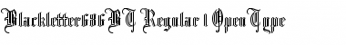 Download Blackletter 686 Regular Font Title Preview