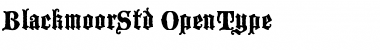 Download Blackmoor Std Regular Font Title Preview