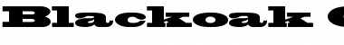 Download Blackoak Regular Font Title Preview