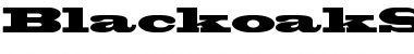Download Blackoak Std Regular Font Title Preview