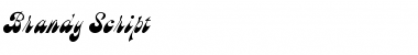 Download Brandy Script Font Title Preview