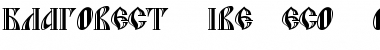 Download Blagovest FiveDecor Regular Font Title Preview