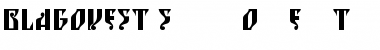 Download Blagovest-Six Regular Font Title Preview