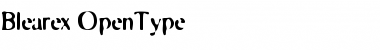 Download Blearex Regular Font Title Preview