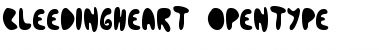 Download Bleeding Heart Regular Font Title Preview