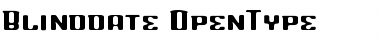 Download Blinddate Regular Font Title Preview