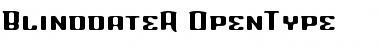 Download Blinddate Regular Font Title Preview