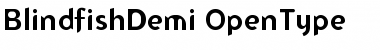 Download Blindfish Demi Font Title Preview
