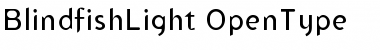 Download Blindfish Light Font Title Preview