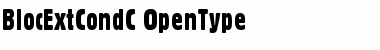 Download BlocExtCondC Regular Font Title Preview