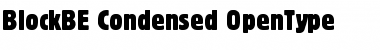 Download Block Berthold Condensed Font Title Preview