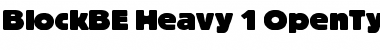 Download Block Berthold Heavy Font Title Preview