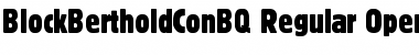 Download Block Berthold BQ Regular Font Title Preview