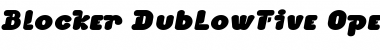 Download Blocker DubLowFive Font Title Preview