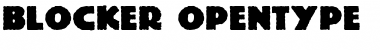 Download Blocker Regular Font Title Preview
