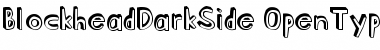 Download Blockhead DarkSide Font