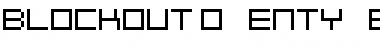 Download BlockOut Regular Font Title Preview