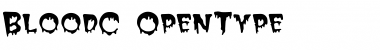 Download BloodC Regular Font Title Preview