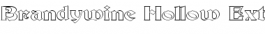 Download Brandywine-Hollow-Extended Normal Font Title Preview