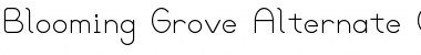 Download BloomingGroveAlternate Alternate Font Title Preview